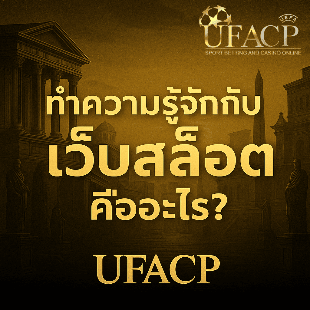 ทำความรู้จักกับเว็บสล็อต คืออะไร